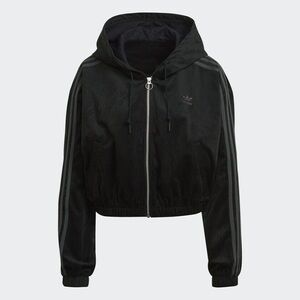 Adidas Women's Black Hooded Jacket